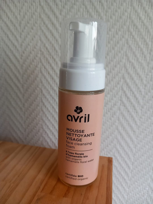 Mousse nettoyante visage Avril