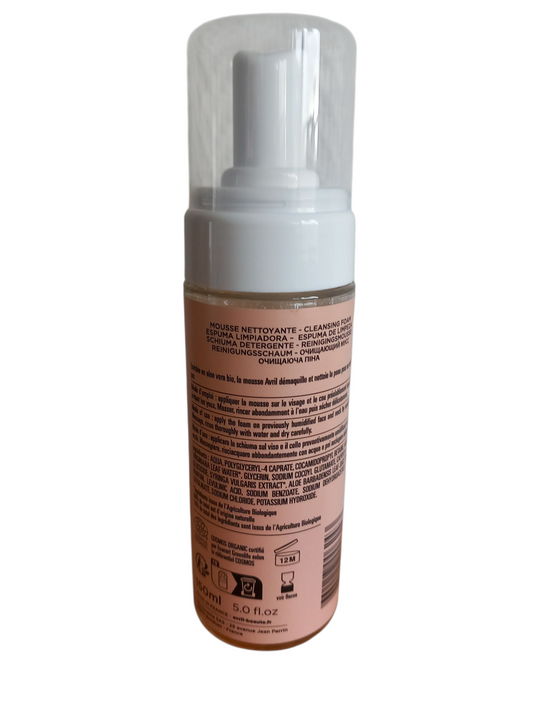 Mousse nettoyante visage Avril